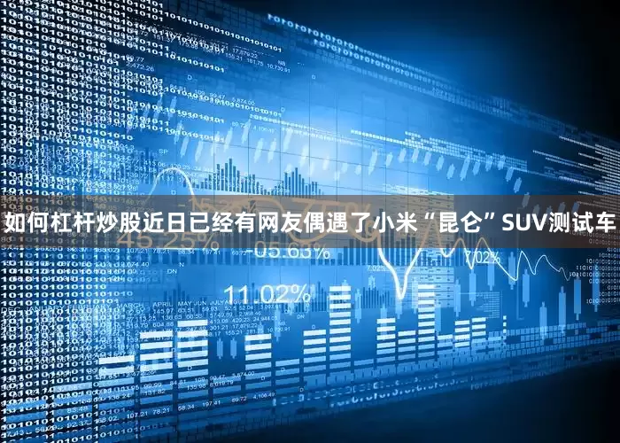 如何杠杆炒股近日已经有网友偶遇了小米“昆仑”SUV测试车